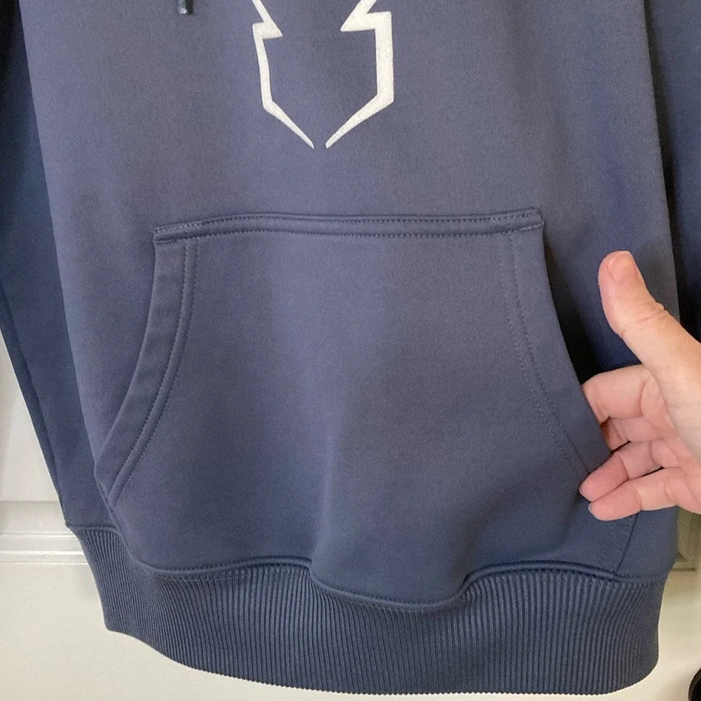 Adidas‎ Men's Grey Sweatshirt Hoodie Size Small Baseball Athletic Athleisure